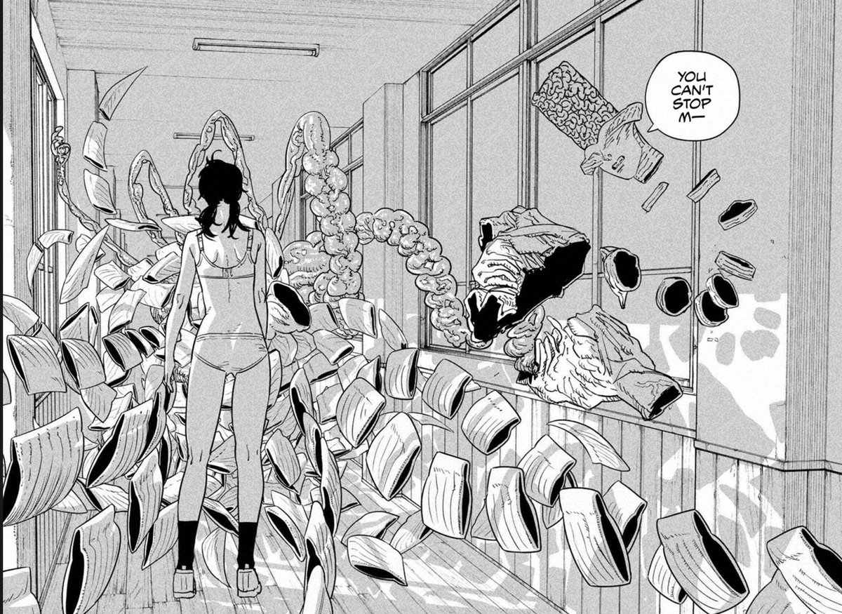 FujimotoArt's tweet photo. The anime and manga chapters of Chainsaw Man were very good https://t.co/UTGsRgcLjp