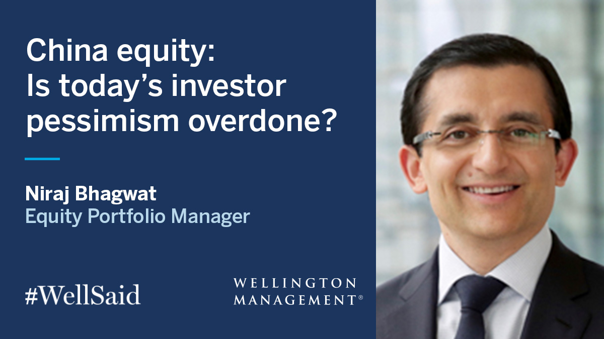 Wellington_Mgmt's tweet photo. The short answer is yes, say Equity Portfolio Manager Niraj Bhagwat and Investment Director Philip Brooks. China may be out of favor with many investors these days, but it's often precisely at such times that shrewd allocators should take a closer look

https://t.co/6cnxVlZzsR https://t.co/WgIyJeFQdT