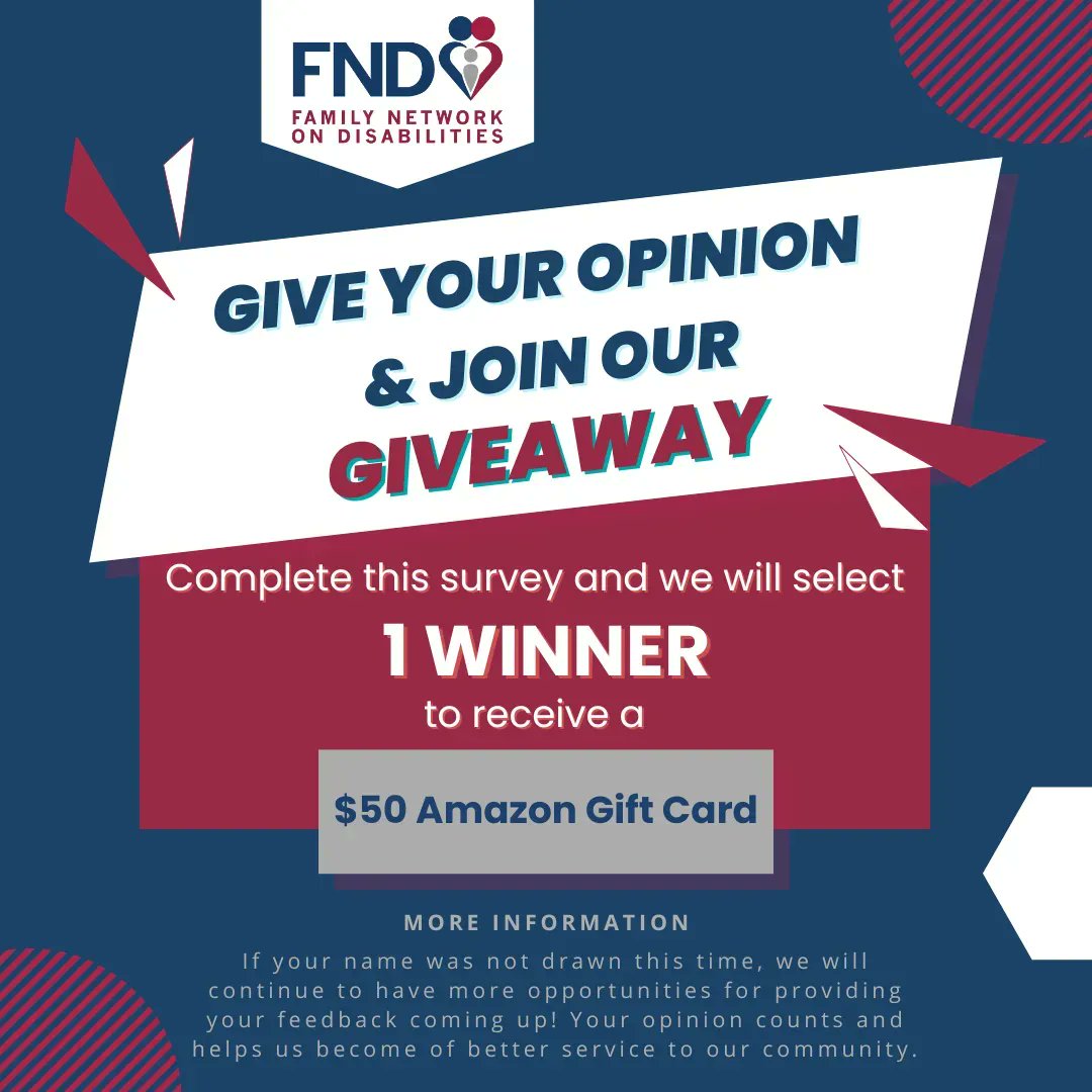 Want a chance to win a $50 Amazon gift Card?  Complete our survey today to enter for a chance to win.  More details and survey - buff.ly/3T8ODVo.