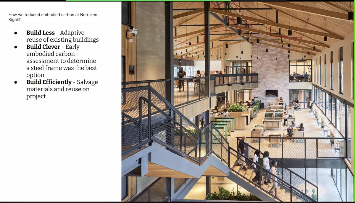 .<a href="/Noellanbkz/">Noella Nibakuze</a>  "Africa will be home to 1.3 billion more people than it is today. That’s more than half of the world’s projected population growth of 2.4 billion people. Meaning a huge demand for buildings, with 80% of those that will exist in 2050 yet to be built" #greenbuildings