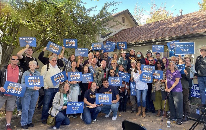 Another busy day #gotv style #az join me in knocking doors, phone banking or text banking with @MissionForAZ we have to protect our #freedoms and #democracy