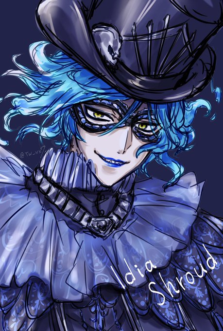 落書き マスカレイド#twstファンアート#ツイステファンアート 