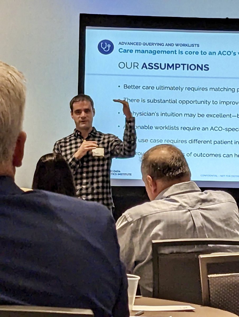 HDAI recently held our first User Summit and it was a big success! As one of our partners said: “Great event. Getting like-minded groups in the same room moving toward similar goals is a good thing.”
 
#predictiveanalytics #ACO #populationhealth #accountablecare #valuebasedcare