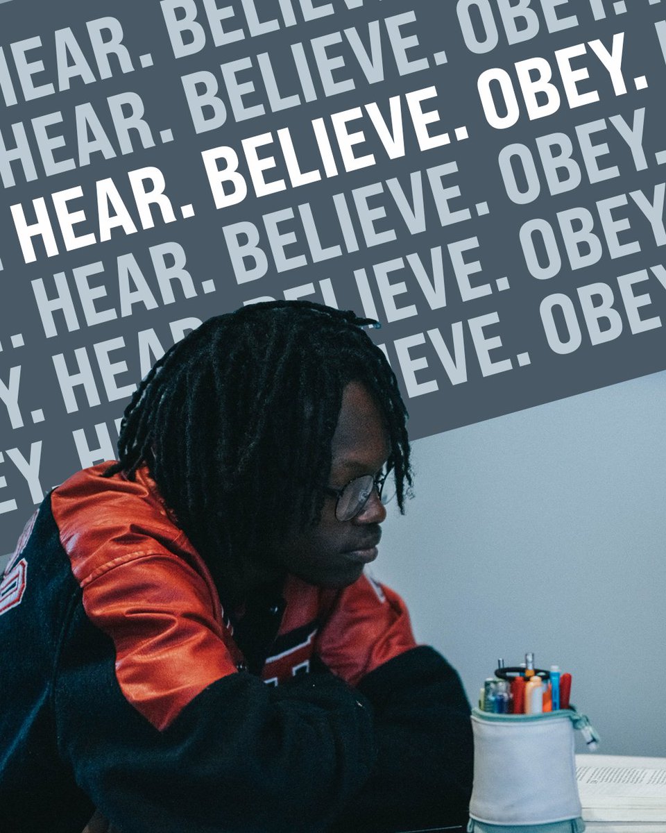 QuestFellowship's tweet photo. Remember these three powerful words, Quest fam!

Practicing these spiritual disciplines will assure us that God's promises never fail.👇🏻👇🏾👇🏿

1. Hear God's Word.
2. Believe in God and in what He said.
3. Obey God and His Word.

#ChurchInMotion #QuestFam #Hear #Obey #Believe https://t.co/ul6CSp4XRQ