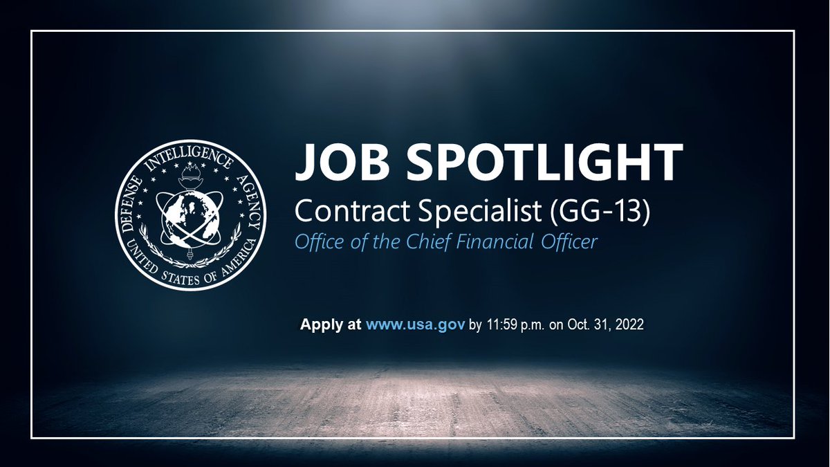 DIA on Twitter "DIA is hiring for multiple vacancies for contract