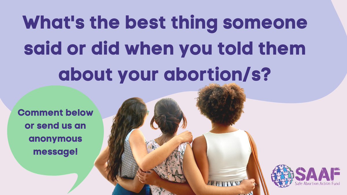 Were you pleasantly surprised by a positive reaction to sharing your abortion experience/s?

Tell us below or by DM if you would like to share anonymously. 

Abortion happens every day, all around the world. Let's spread the love! 💜