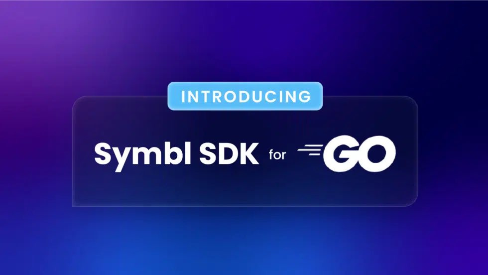 👋 Hey devs, care to give our Go SDK a try? We are pumped to release a v0.1.0 of the Symbl Go SDK for you to evaluate and share your thoughts and feedback with us! 👉 symbl.ai/blog/symbl-ai-… Why a Go SDK? Learn more 🧵