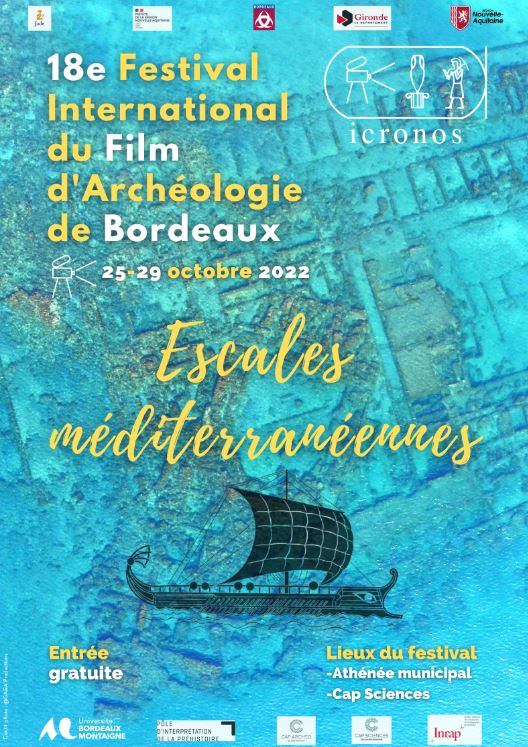 Inrap's tweet photo. 🎬 L'Inrap participe à la 18e édition du festival international du film d'archéologie @icronosafifa1 de @Bordeaux !
Dans le cadre des #20ansInrap et ceux de @TSVPPROD, un nouveau prix sera remis pour récompenser la meilleure accessibilité pour tous les publics. 🏆 https://t.co/RrzzjDJTS5