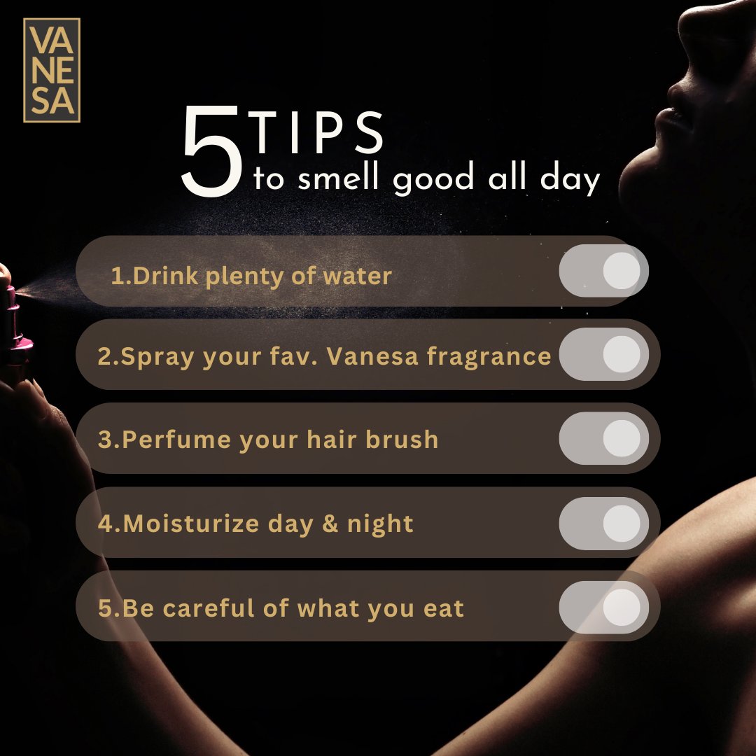 VanesaBeauty_'s tweet photo. Here are some tips to smell good throughout the day. 

Get your hands on Vanesa fragrance essential https://t.co/1eAIij5U3w 

#kareenakapoor #VanesaBodyDeo 
#Fragrance #body #deodorant #womendeo #womenscent #bodyscent #bodydeodorant #kareenkapoor https://t.co/uwPW6wYse9
