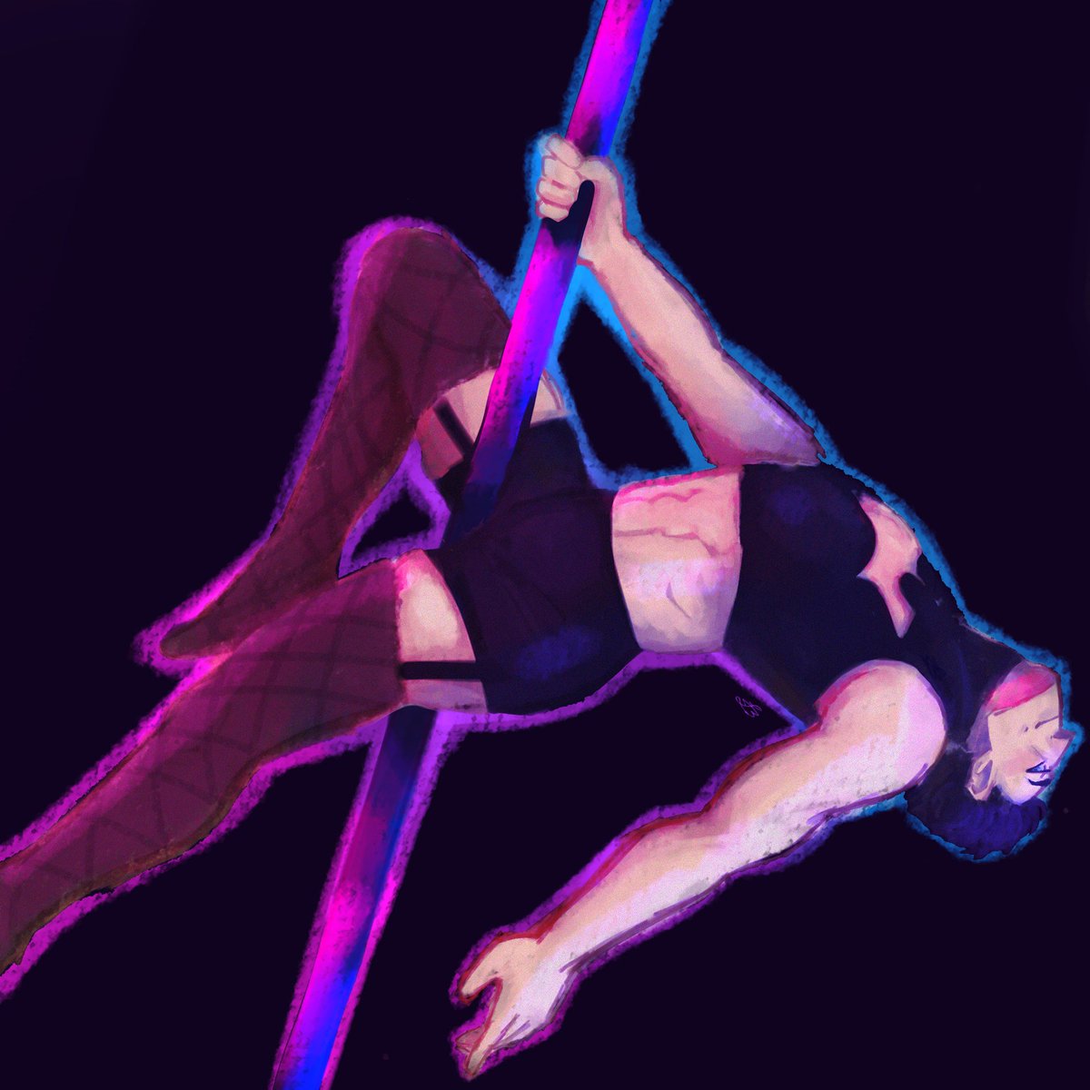 bottombwonly's tweet photo. *call me by your name plays in the bg*

Rao pls forgive me, I have fallen into temptation-- 

Have Bruce Wayne poledancing, inspired by that scene in Gotham Knights 💕 https://t.co/vnpPEMqShn
