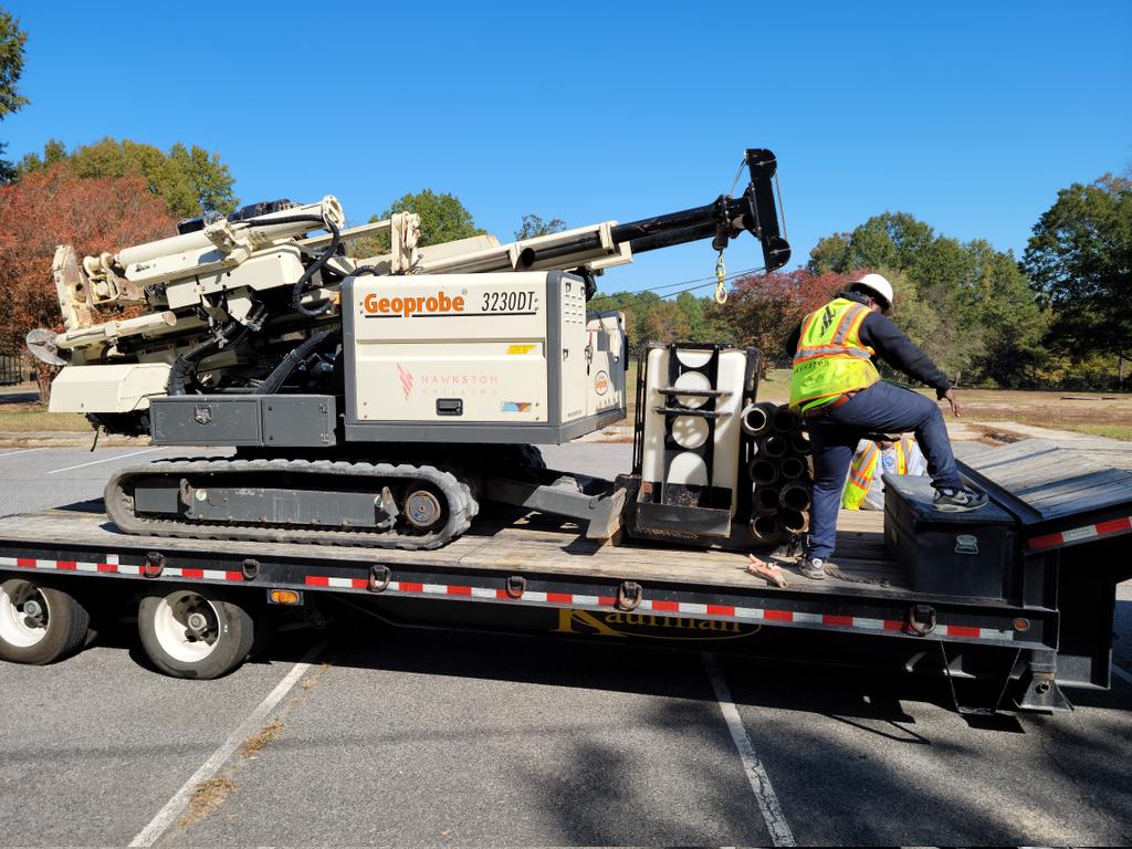 Today we start a #Revolution. 

With the support of <a href="/DukeEnvironment/">Duke Environment</a>, we are drilling at 150 m test well to learn more about the #geothermal potential of the Durham Basin.

Carbon neutral heating and cooling! 

<a href="/Duke_Geothermal/">DukeGeothermal</a> #PlanetaryHealth