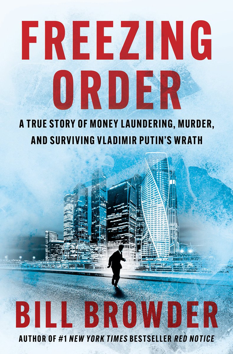 ubeyda's tweet photo. @AlexAndBooks_ Last April, I read Bill Browder's Red Notice and found it so riveting that as soon as I finished it, moved on to his next book "The Freezing Order."It was just as riveting. https://t.co/n0gT92SI6y