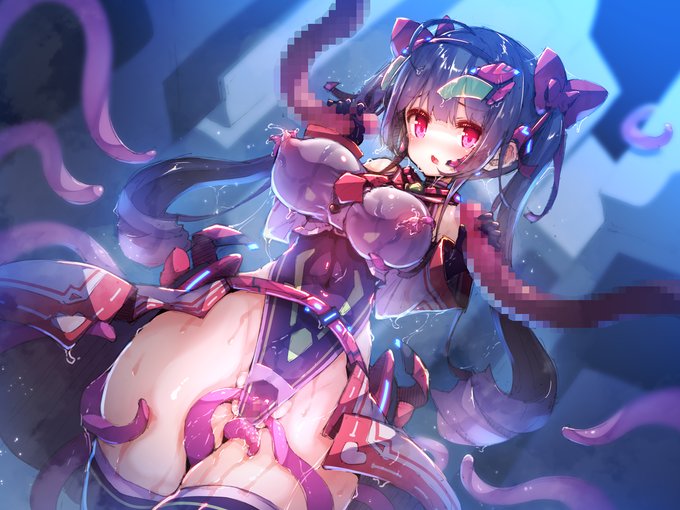 休んでいた分の感覚を戻したい触手らくがき…