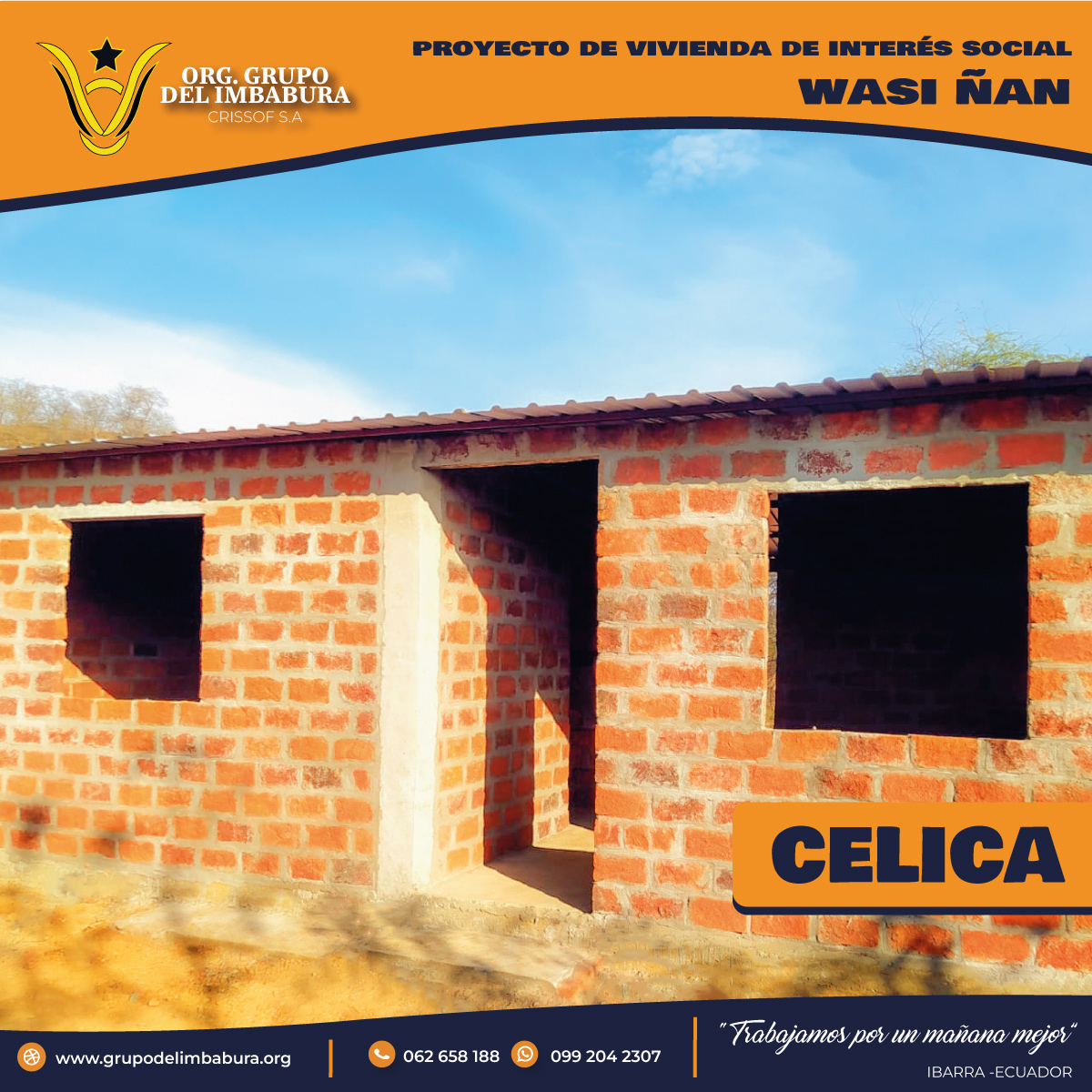 grupdelimbabura's tweet photo. 📣 La Org. Grupo del Imbabura si cumple!!
🏡Trabajamos con dedicación y amor ❤ para nuestra gente.👨‍👩‍👧‍👦🇪🇨
🔸Enlace directo a WhatsApp para más información 👇🏼👇🏼👇🏼
🔗 https://t.co/dm6jYpUC98

#vivienda #interessocial #social #casa #viviendadigna #pakta #grupodelimbabura #proximamente https://t.co/tnpl1tbDOS