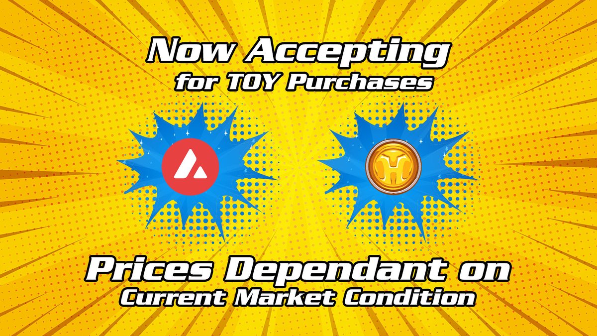 Fans of <a href="/HatchyPocket/">HatchyPocket</a> can now use $AVAX and/or $HATCHY to purchase toys at our shop.

Go to our website and open a chat to get started 🗨️

#HatchyPocket #HATCHY #AVAX #AVAXNFTs