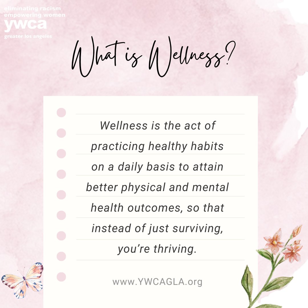 What is Wellness? You are thriving rather than surviving. Bring wellness into your life through healthy physical and mental habits. Taking the time to invest in your mind, body, and soul will help you attain health.