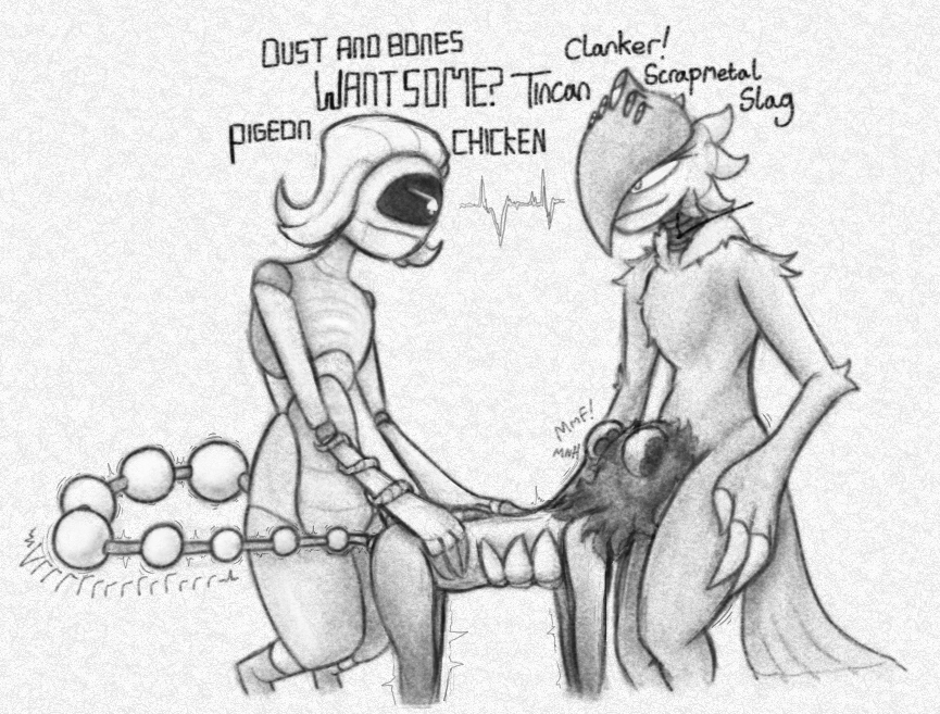 Sin_Starry's tweet photo. Starr and @LeQha_was_here's Synth Casey. the two don't get along but your pleasure is their top priority ;3 https://t.co/9BQm5aPhsO