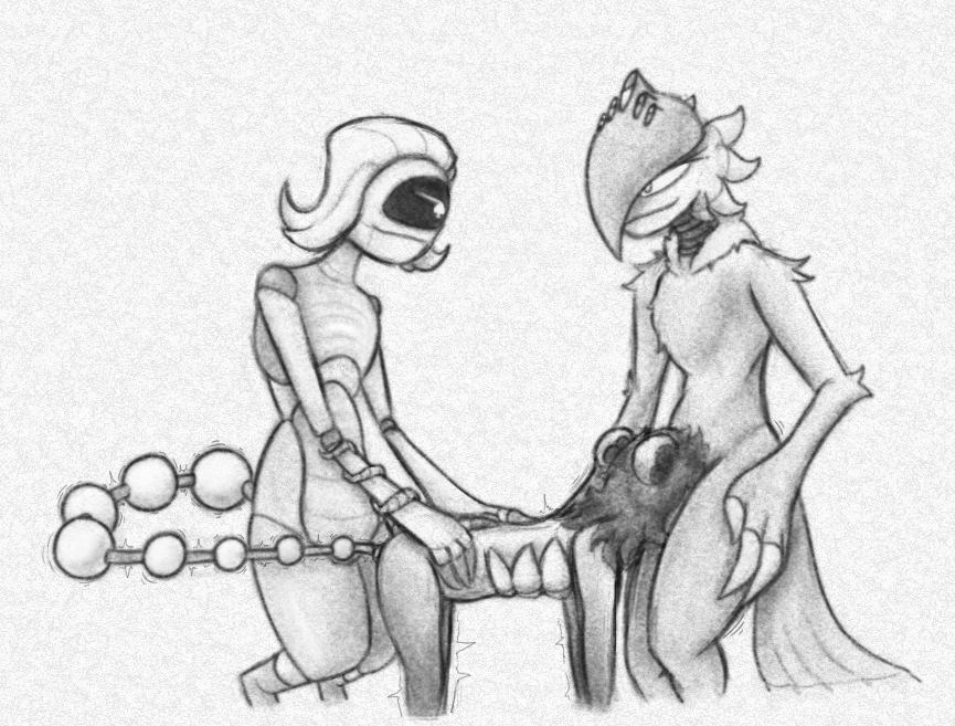 Sin_Starry's tweet photo. Starr and @LeQha_was_here's Synth Casey. the two don't get along but your pleasure is their top priority ;3 https://t.co/9BQm5aPhsO