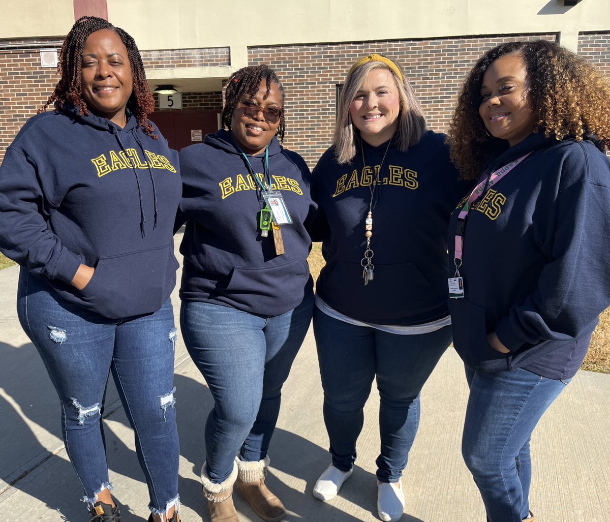 Red Ribbon Week Days 1 and 2! First we dressed to show that we are too sharp to do drugs, and today we are twinning because it’s easier to say, “No!” with a friend! #sllewis #fultonschools