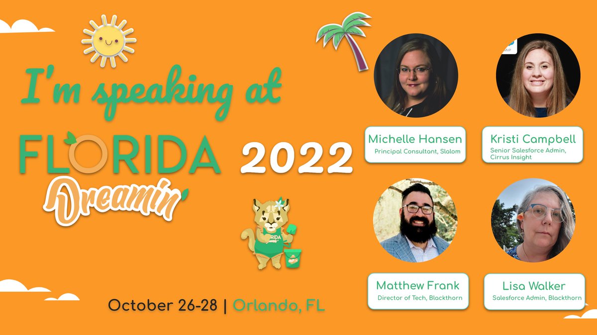 cirrusinsight's tweet photo. We're excited to be part of this dream event @dreamin_florida !! Happy to have our Senior Salesforce Admin speaking @KristiForce!

Let's dream, learn and network together!

#FLD22 #FD22 #wearecoming #FloridaDreamin https://t.co/VNM72KMabm