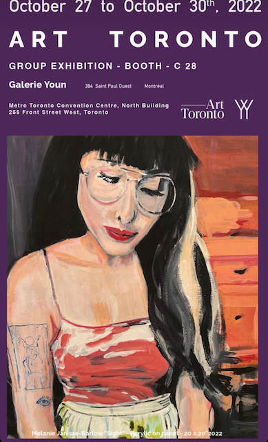 shedoesthecity's tweet photo. Who else is excited for @ArtToronto this week? We can't wait. Painting below is by @mingot, represented by Montreal's @GalerieYoun. This and other must-do happenings this week: 
https://t.co/BD2jx81Lov https://t.co/c1JAY0lht3