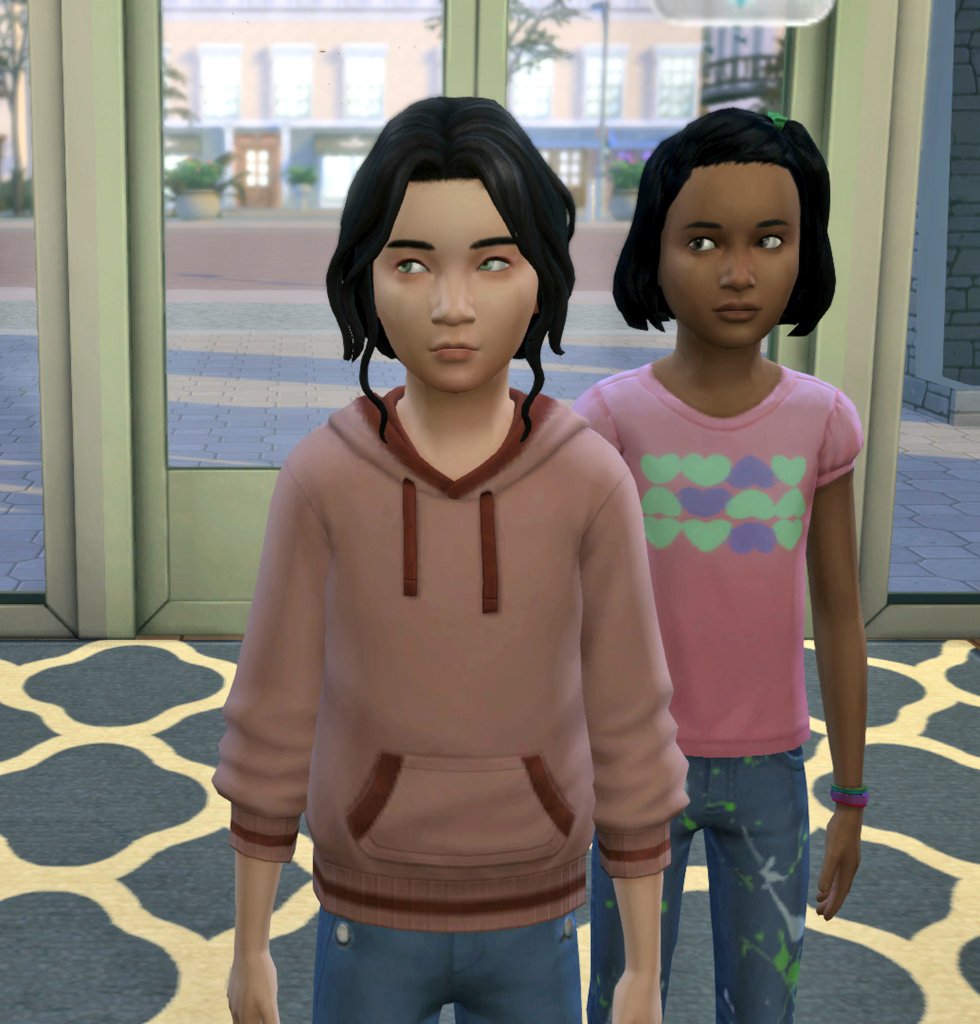 _LizDoesThings's tweet photo. Another day of doctoring for Leila, but one of her patients looked familiar! 👀
Her little sister Desiree was feeling sick 🤒
Luckily, Leila was able to get her all fixed up 🩺💜

#TS4 #TheSims4 #Sims4 #TheSims https://t.co/Z7IqRSo5Fq
