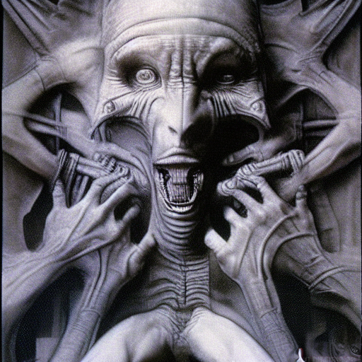 Sharknaad0's tweet photo. "The beast within"
#hrgiger #hrgigerstyle #hrrockwell #aiart #aiartwork #aiillustration #aipainting #aicommunity #aigeneratedart #aiartcommunity #promptography #stablediffusion #stablediffusionai #stablediffusionart #stablediffusionartwork #stablediffusioncommunity #art https://t.co/wuzKZ17VGU