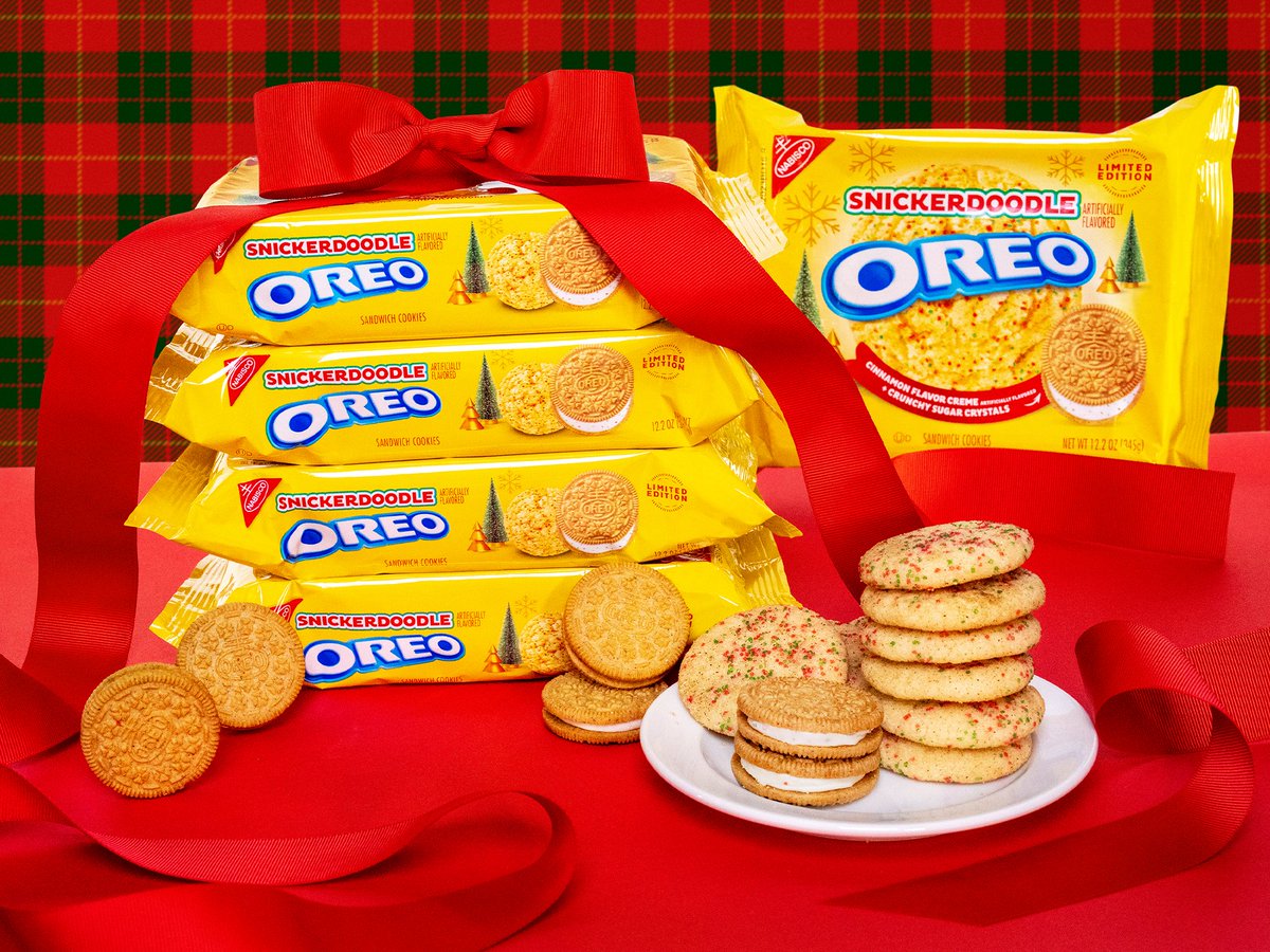 🎁 Presenting: OREO Snickerdoodle Cookies 🎁 On shelves now!