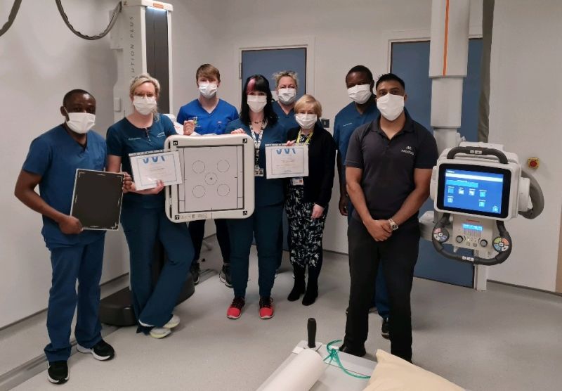 Carestream's tweet photo. Shout out to the hard-working radiology pros at Sligo University Hospital & their new Evolution Plus X-ray Room and Transportable Lite System with ImageView software! First-rate training & installation provided by #MedrayImaging #xrayroom #carestream
https://t.co/Fcmhzslu6g https://t.co/AqiUtj4aci