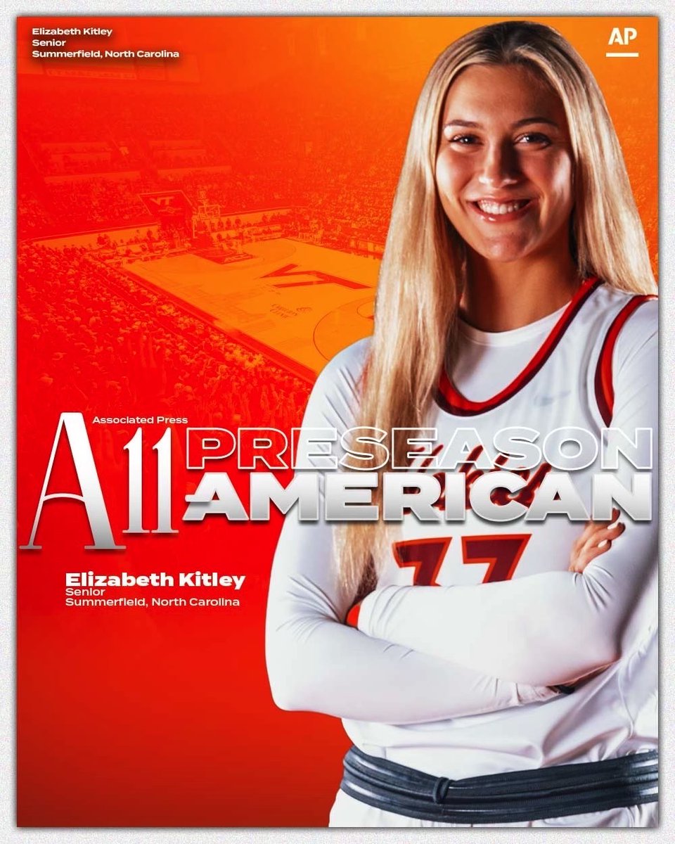 All-🇺🇸 😮‍💨 @elizabethkitley picks up another honor from @AP_Top25 Tuesday ‼️