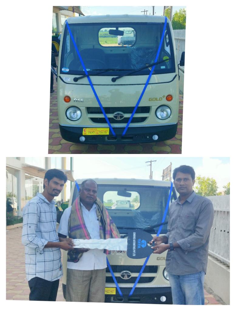 vinayaka0108's tweet photo. *TATA Ace Gold + Commercial vehicle delivered through CSC _Rural e -Mobilty Multi Brand Auto Store(MBA)_ -- VLE Name Vinayak kalyanker From Nirmal district Telangana state* @dintya15 @rajakishore_j @CSCegov_ @TataMotors_Cars @CSCTelangana https://t.co/ZcIniPOtoE