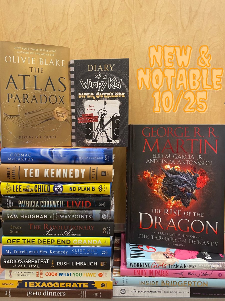 ❗️New Release Tuesday❗️ . . There’s only 9 Tuesdays left in the year! Time flies when you’re reading - here’s what’s new & notable for the last new release Tuesday in October! 🎃