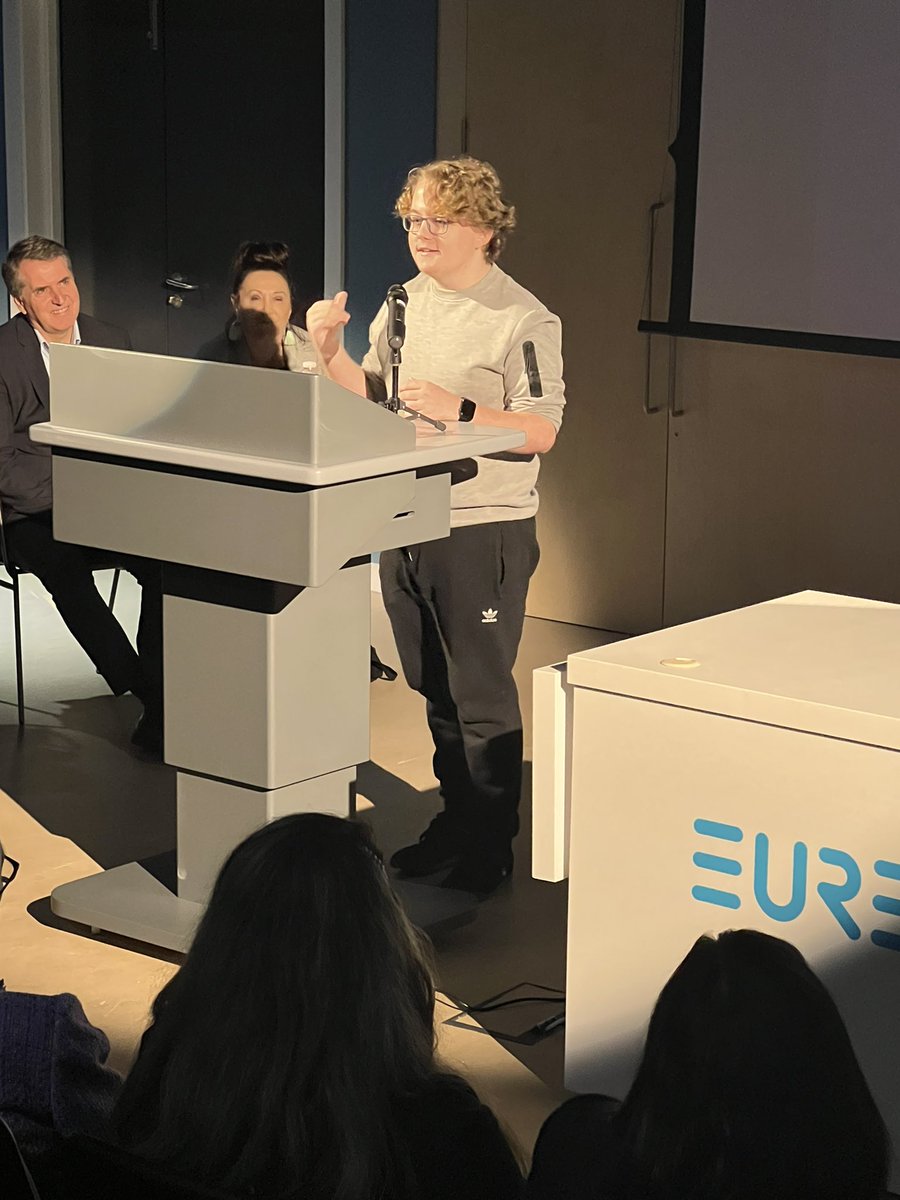 Adele, Steven & Corey: 3 of the 120 young people that co-created @EurekaDiscover “I am proud to have been involved” “I can look back and say - I was a part of that” “on behalf of all young people of Wirral, we want to say thank you to Leigh-Anne and the Eureka team”