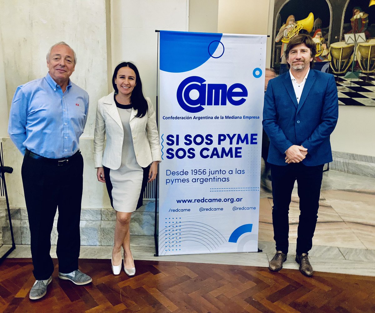 FemMujeres's tweet photo. La @FEMPRENSA presente con su  
presidente Alfredo Cecchi, el directivo @sebalafalla y @fernandalosreina titular de la @CamaraEmp y de @FemMujeres en la reunión federal de Consejo Directivo de @redcame. 

#AgendaFederalPyme🇦🇷  #CAMEenMardelPlata https://t.co/ve5aMjEQle