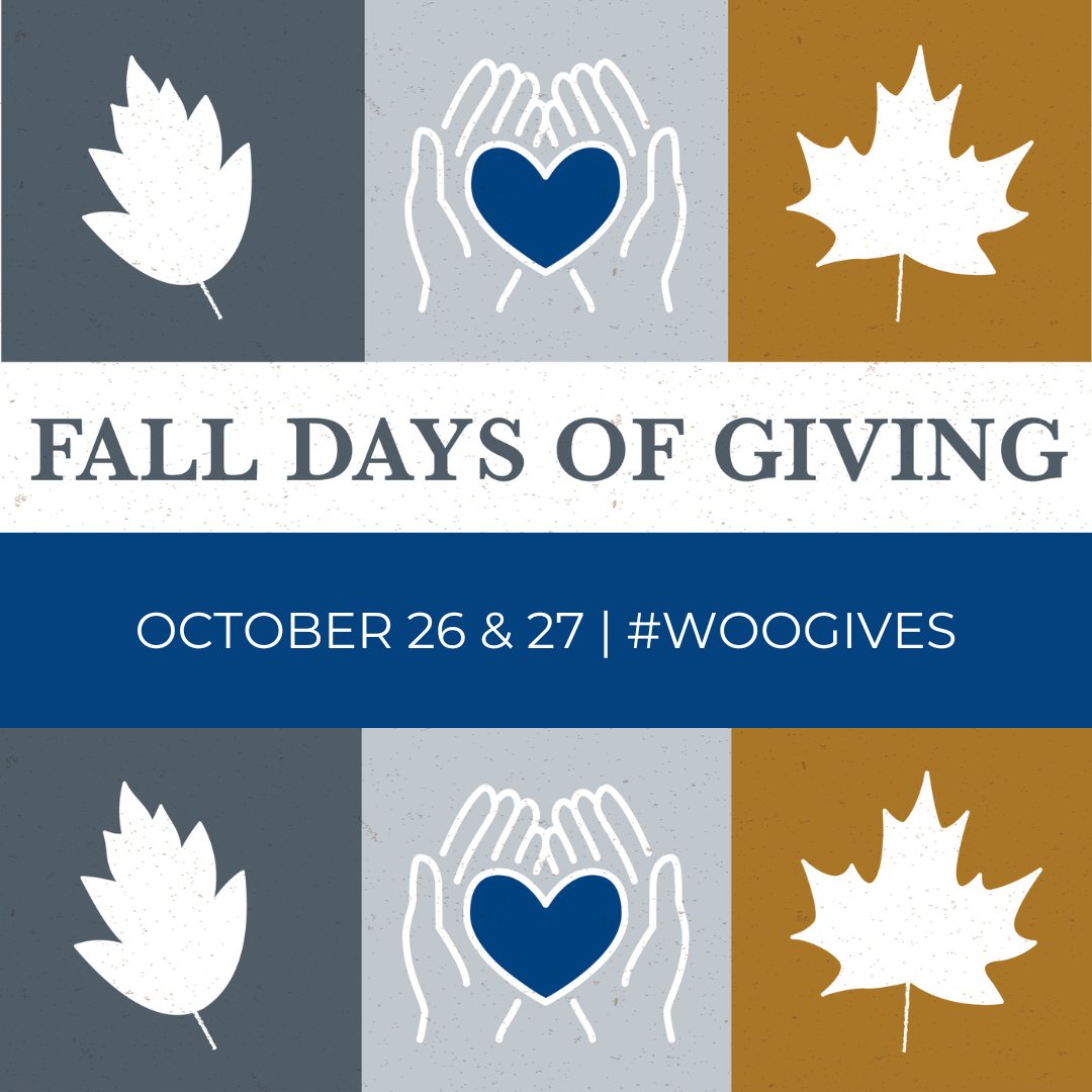 WSAlumni's tweet photo. GREAT NEWS: Generous alumni Kevin &amp; Kathy Campbell will match donations up to $10,000. They will match all gifts $1 for $1 + $2 for every $1 for graduates from 2007-2022! Your gift could have double or even TRIPLE the impact this year! 
#woopride #woogives
https://t.co/fD7QSh1YrW https://t.co/97NdOBbSgm