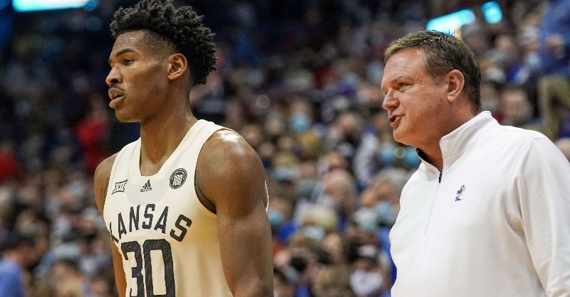 TheAthletic's tweet photo. Mark Few, Bill Self, John Beilein and Tony Bennett talk about what they look for in a recruit.