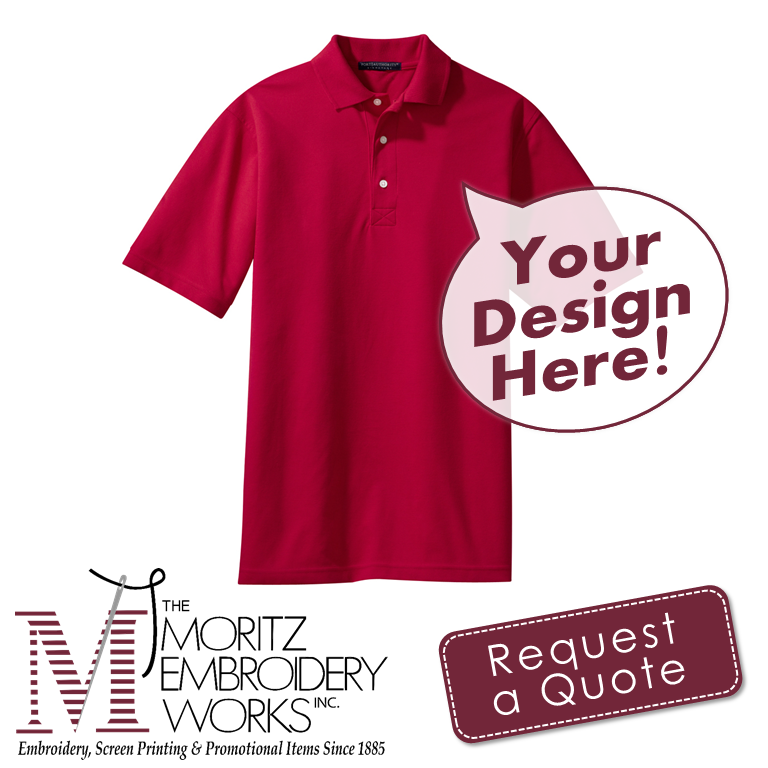 Get great custom apparel and products to promote your business or club! We offer a wide selection of quality wearables and accessories with direct-embroidery or screen-printing of your logo or design. Check out our catalogs or request a quote online at moritzembroidery.com! 🧵