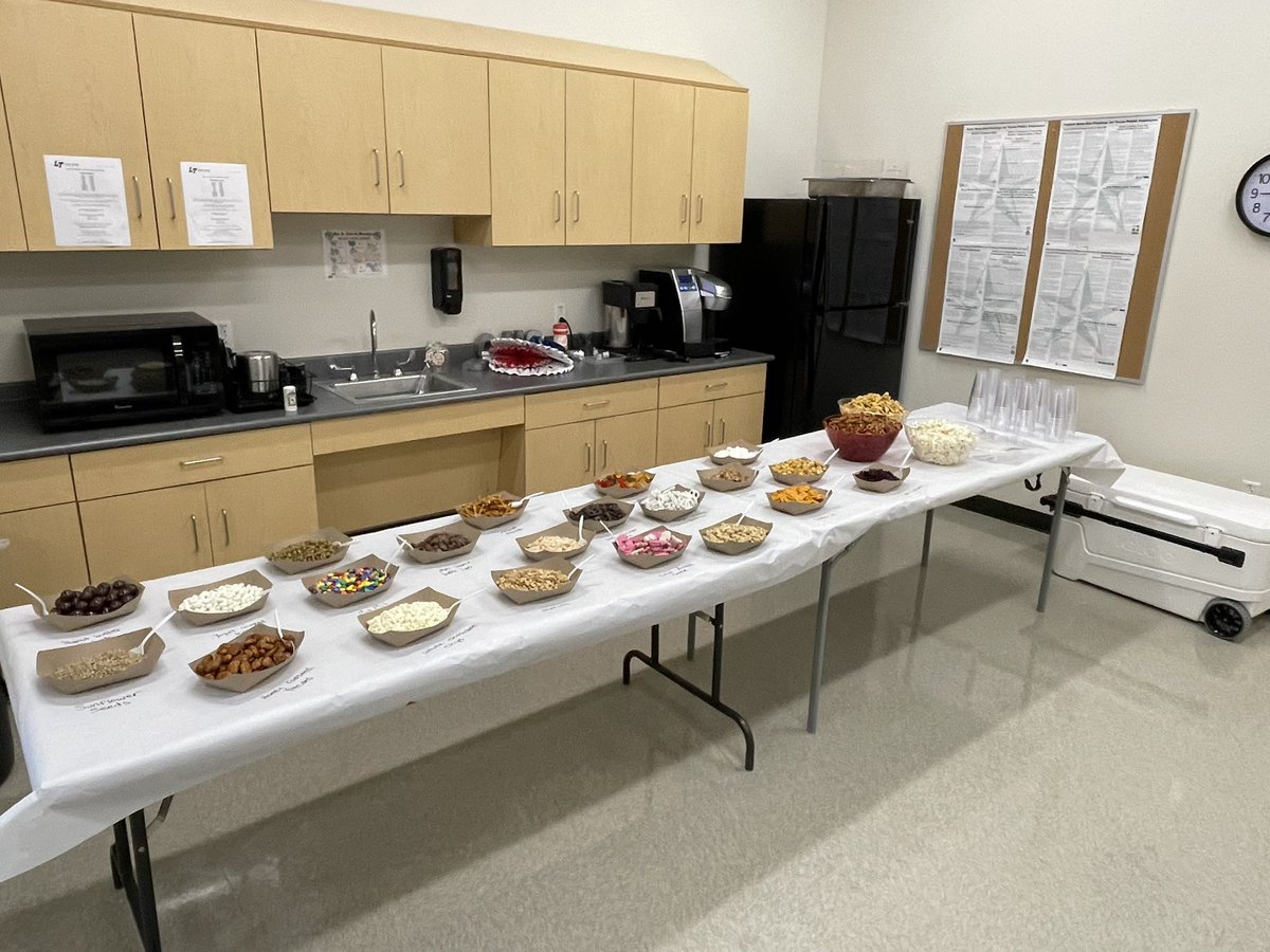 NJHS hosted a staff trail mix station today. Middle school is a lot like trail mix… it’s sweet, salty, nutty, but we always come back for more! Proud of our students for wanting to treat their teachers! <a href="/BcmsRaiders/">BCMS Raiders</a>