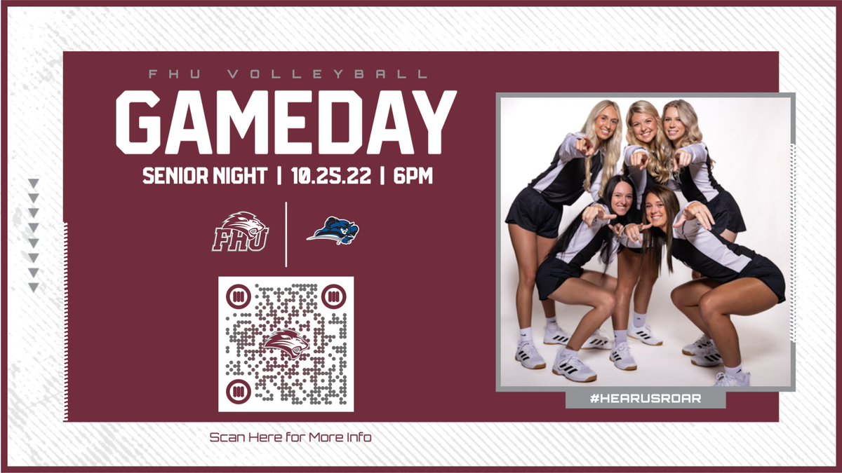 Celebrate our senior 🏐Lady Lions tonight!

🆚 - @LWCAthletics 
⏰ - 6pm (JV at 4pm)
📍 - Henderson, Tenn.
🏟️ - Brewer Sports Center

🔗- gofhulions.com/gameday 
#HearUsRoar