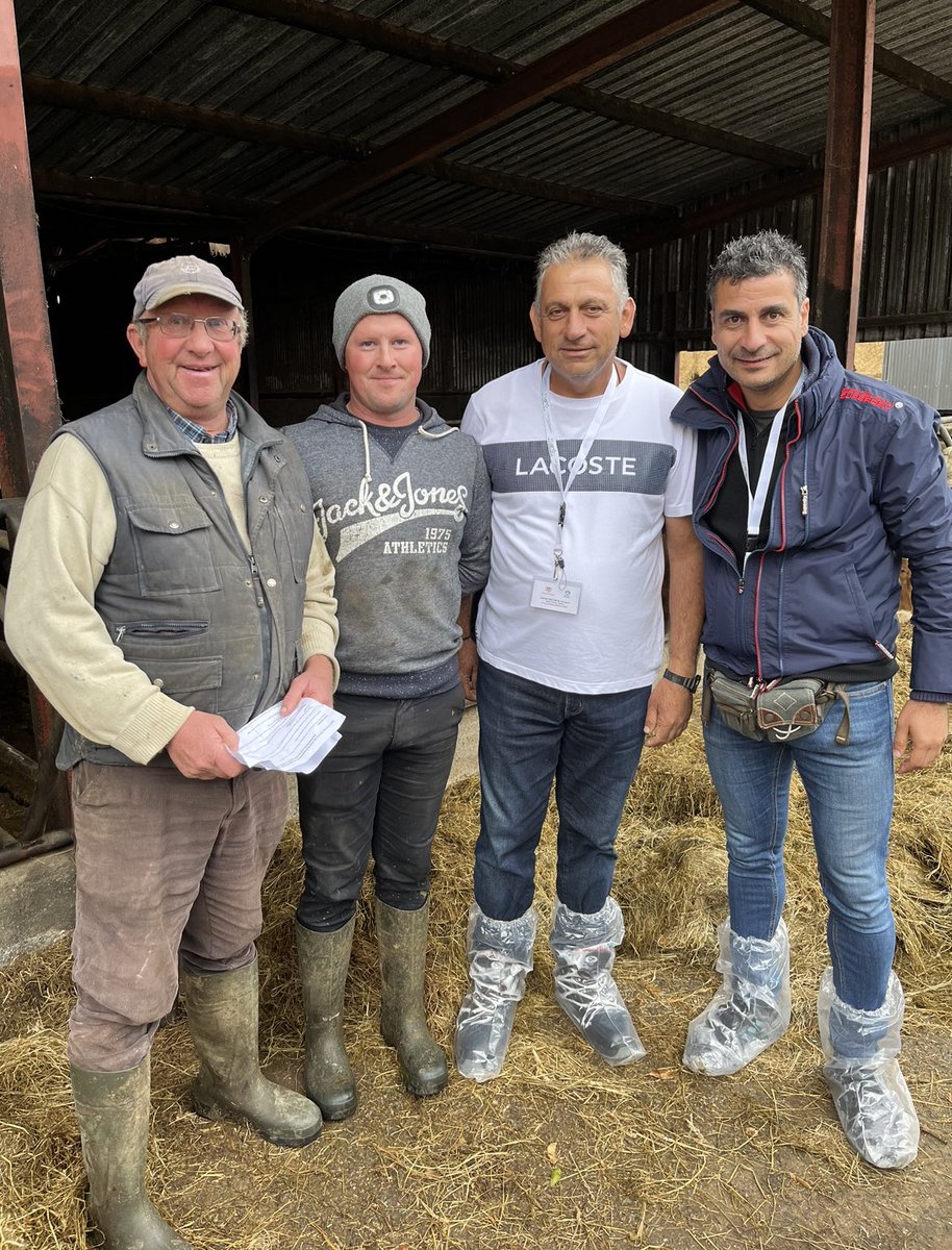 JamesDoran19's tweet photo. Delighted to host a group from Cyprus today representing the Department of Agriculture, Rural Development &amp; Environment, Cyprus. Many thanks to our host farmers Joe &amp; John Atkinson for accommodating the visit @ger95939369 @TeagascWWC @teagasc @TeagascBeef @TeagascSheep https://t.co/UgVUOnzqlZ