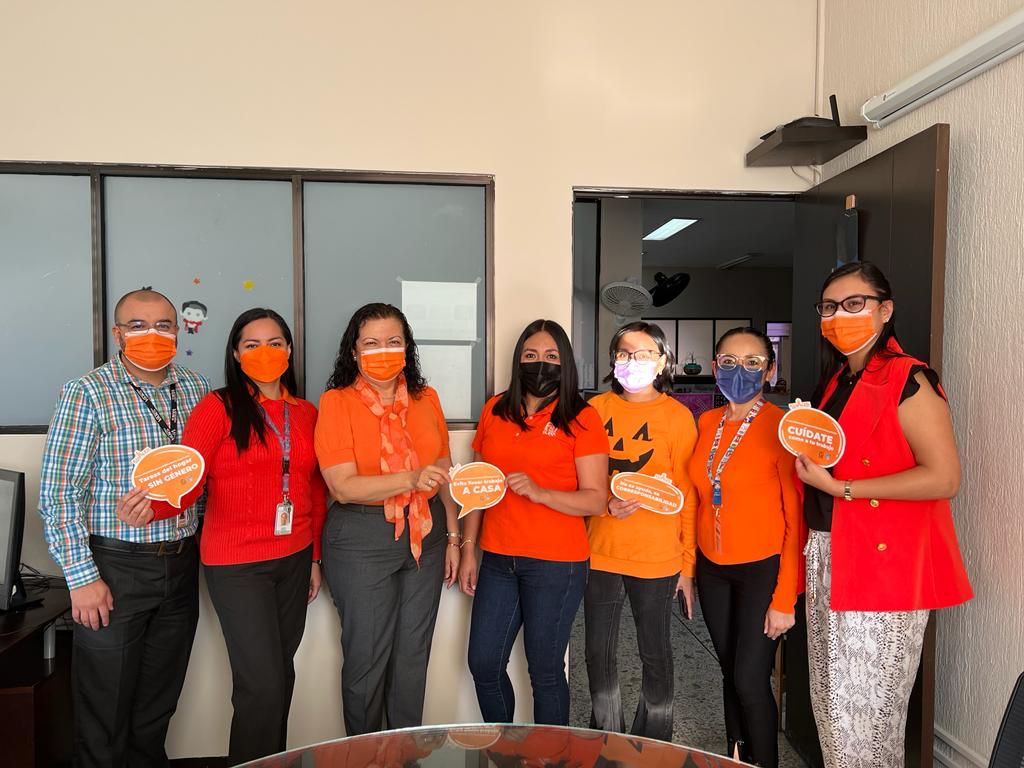 NorteImss's tweet photo. El #IMSSVeracruzNorte se suma al #DíaNaranja en contra de la violencia de género.
#IgualesEnDerechosrechos
#IMSSySNTSSvsViolenciaViolencia
#EnLoVirtual https://t.co/PFT92TbP1M