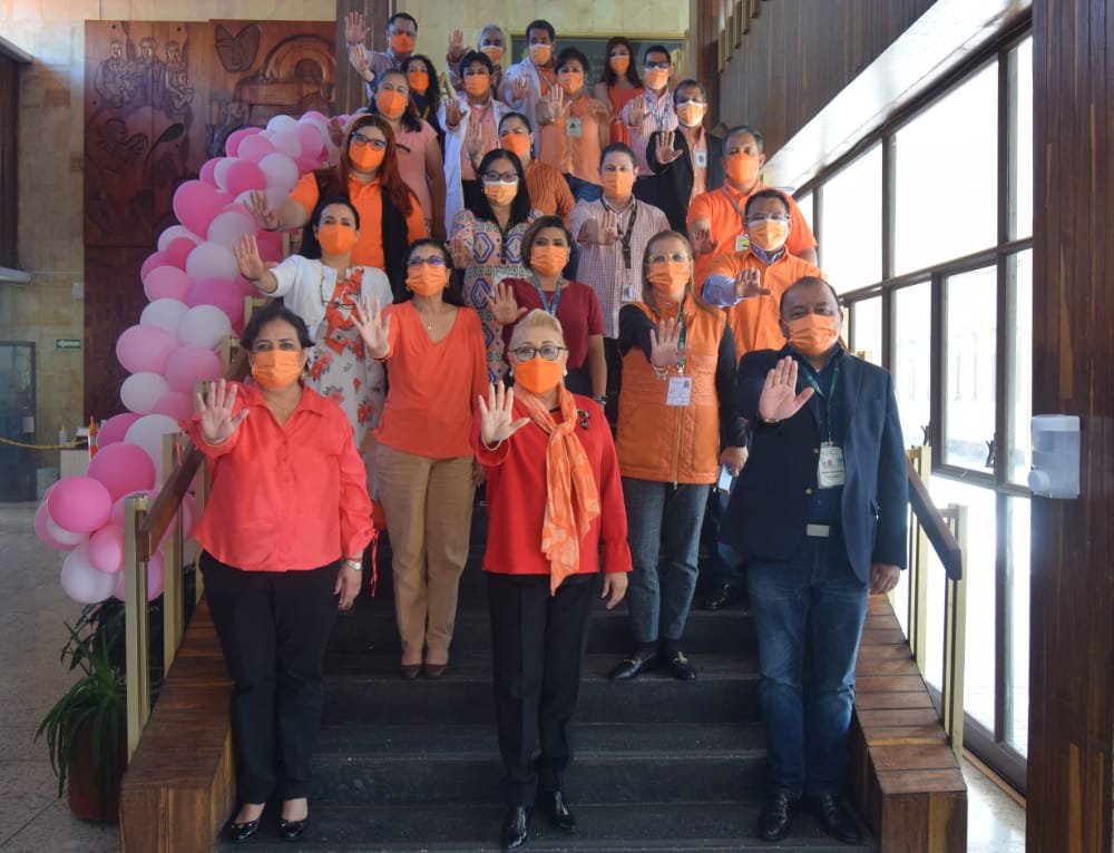 NorteImss's tweet photo. El #IMSSVeracruzNorte se suma al #DíaNaranja en contra de la violencia de género.
#IgualesEnDerechosrechos
#IMSSySNTSSvsViolenciaViolencia
#EnLoVirtual https://t.co/PFT92TbP1M