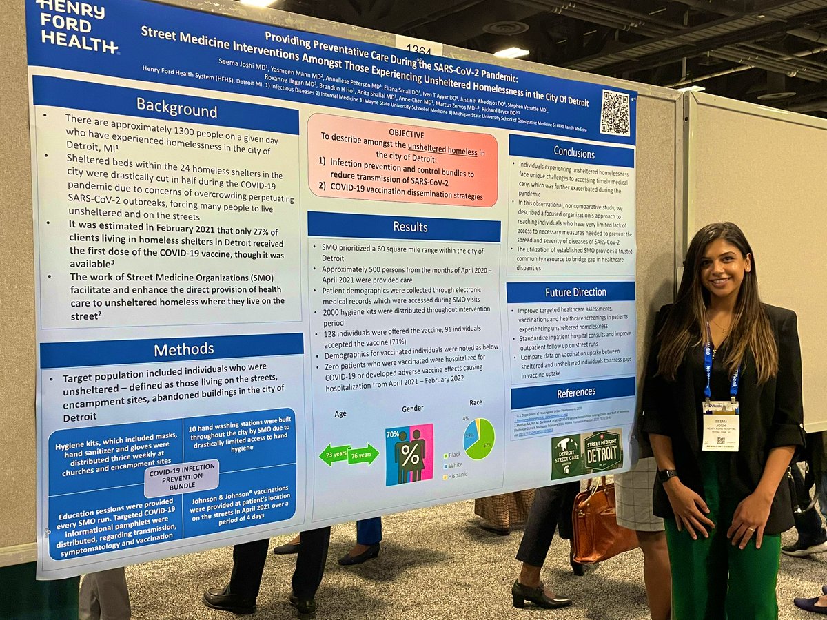Seema Joshi (@seemajoshi91) on Twitter photo What’s better way to introduce myself to the twitter world other than reminiscing about #IDWeek2022 ?! ….such an inspiring week learning about all things infectious diseases. Excited to share our work through <a href="/StreetMedDet/">Street Med Detroit</a>. More to come 😊@StreetMedInst What’s better way to introduce myself to the twitter world other than reminiscing about #IDWeek2022 ?! ….such an inspiring week learning about all things infectious diseases. Excited to share our work through <a href="/StreetMedDet/">Street Med Detroit</a>. More to come 😊@StreetMedInst
