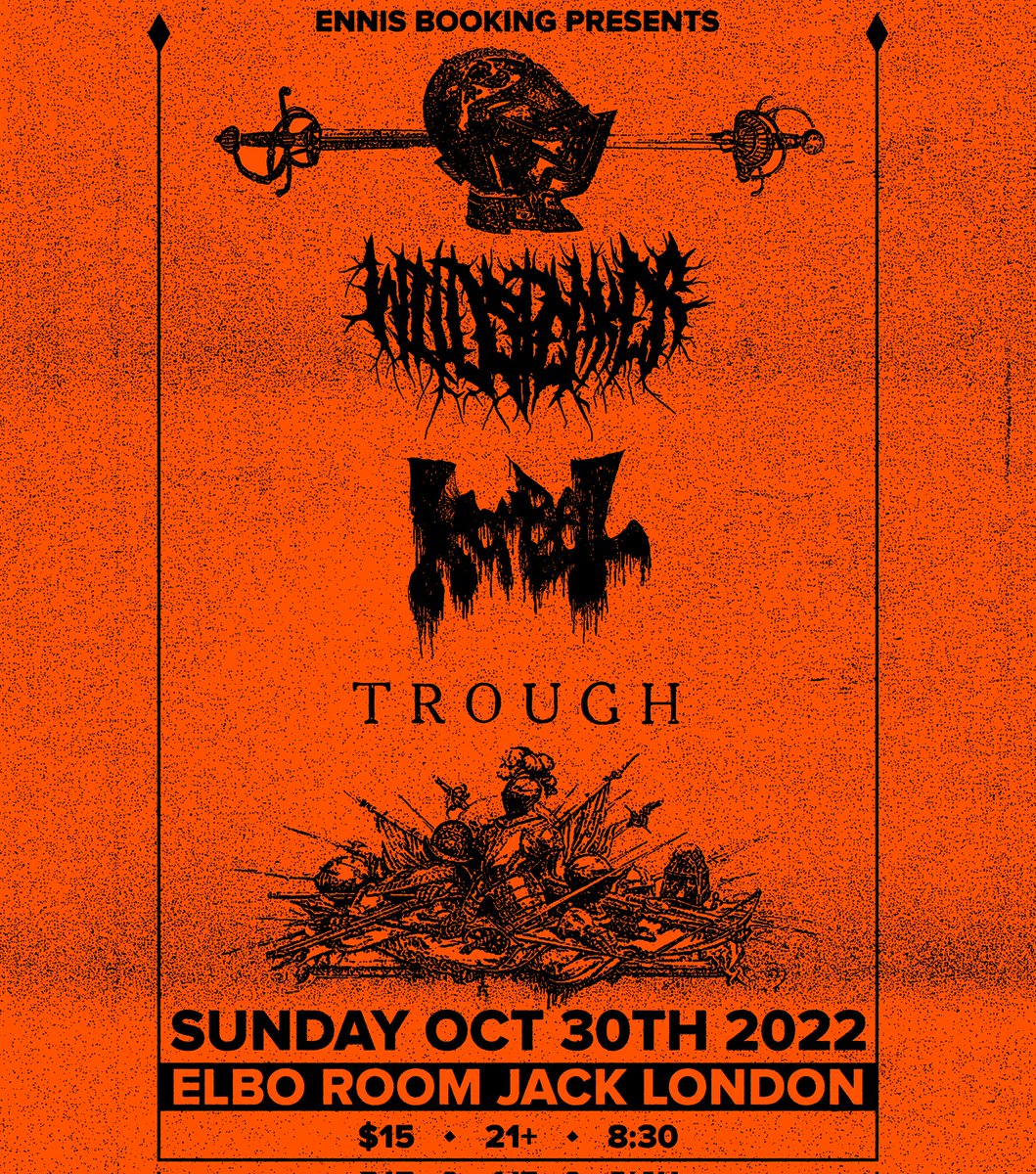 10/30 Oakland, CA

#Kombat #Wildspeaker #Trough
