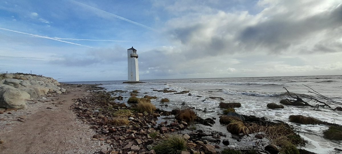 Today I'm on the Scottish side looking across toward the Lakes! #beautiful #sunny #autumn #beach #holiday
