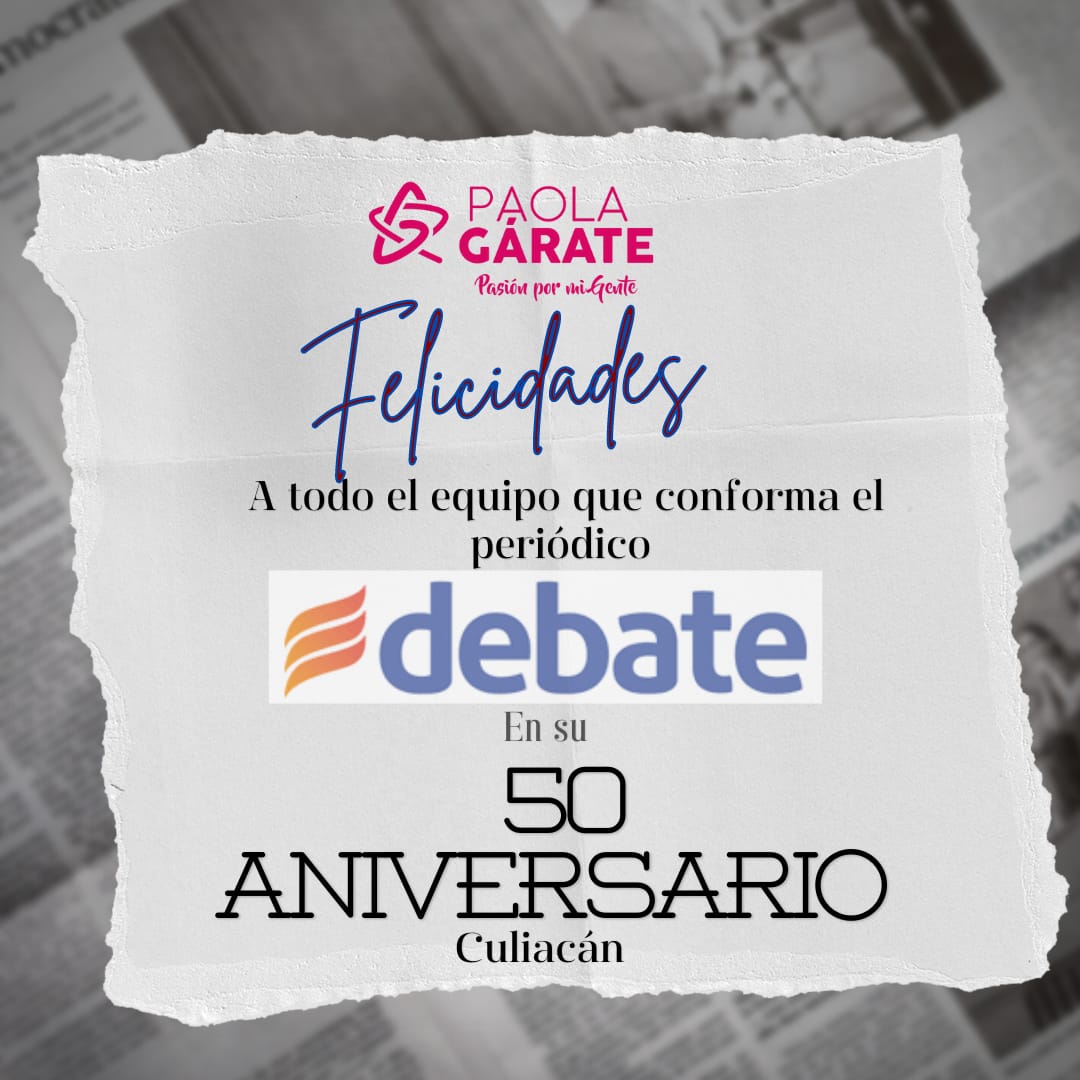 Felicidades al de @ELDEBATE #Culiacán. Mi reconocimiento a @Javier_Salido y @AndreaDBT por su gran labor y desempeño por demostrar su compromiso con la sociedad.
