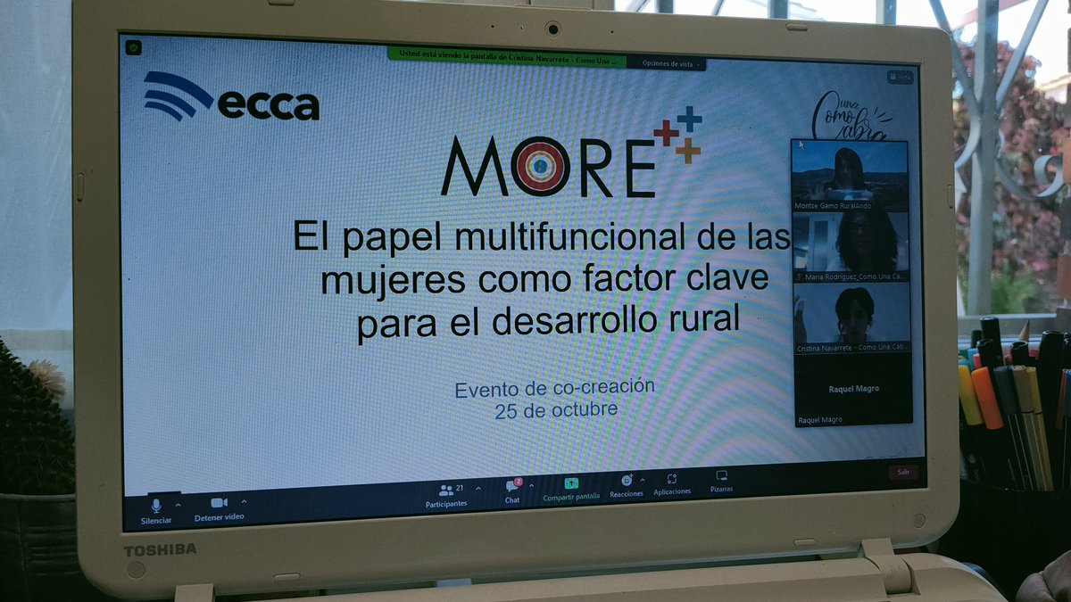 rural_ando's tweet photo. Ahora, co-creando mundo rural, desde lo rural, desde la perspectiva de la mujer rural
Con @cabrasenred 
#miradarural #creerycreaemundorural #more https://t.co/SZZZpsjhRw