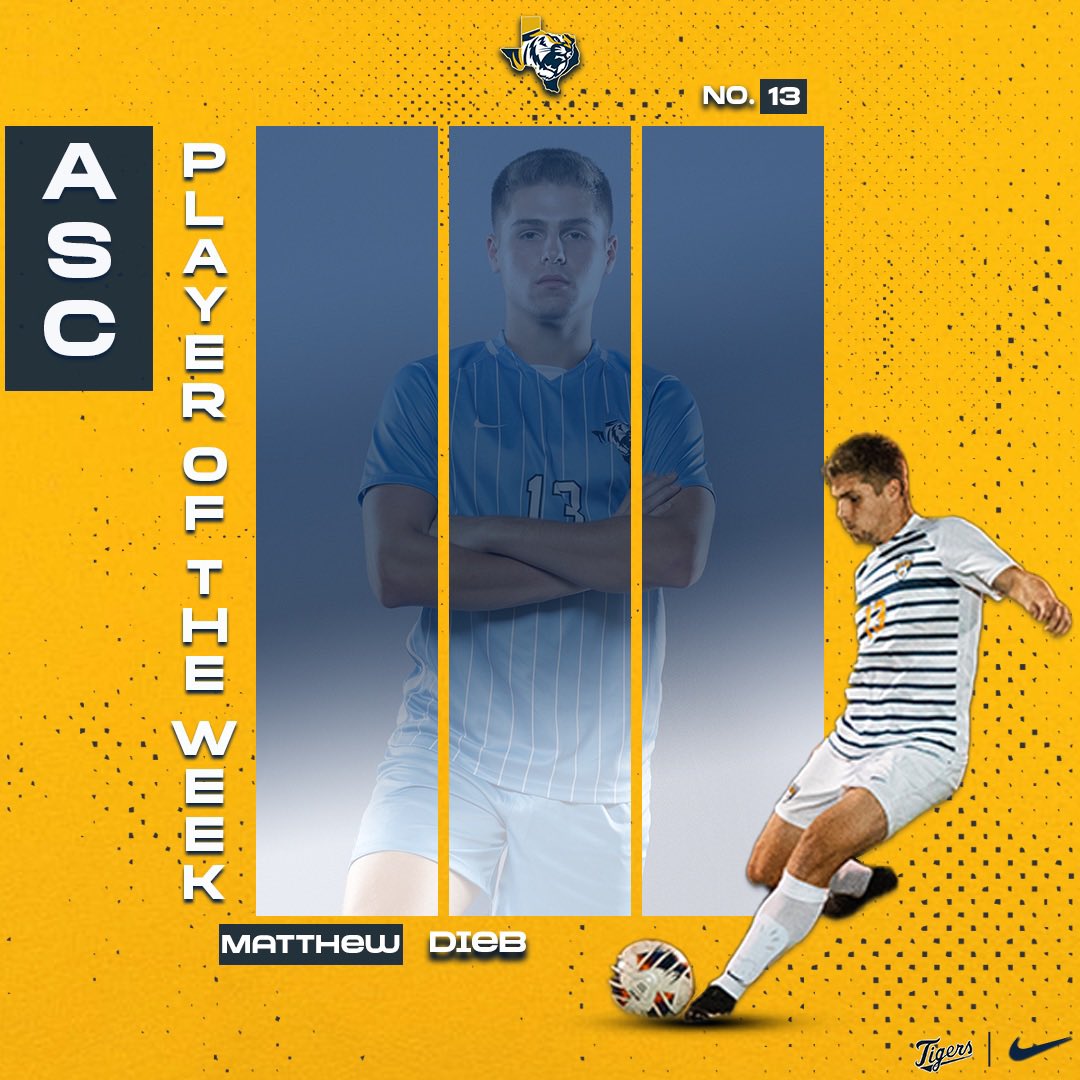 Congrats to <a href="/MatthewDieb/">Matthew Dieb</a> on being named the ASC Defensive Player of the Week!