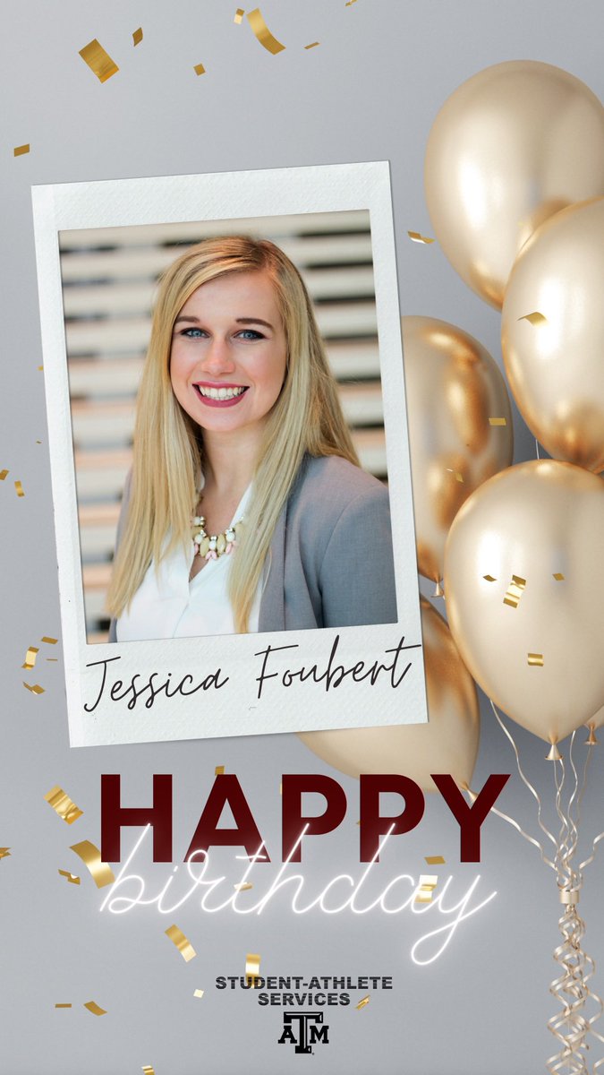 AggieAthletes's tweet image. Happy birthday to one of our Learning Specialists @FoubertJessica! We appreciate all that you do!