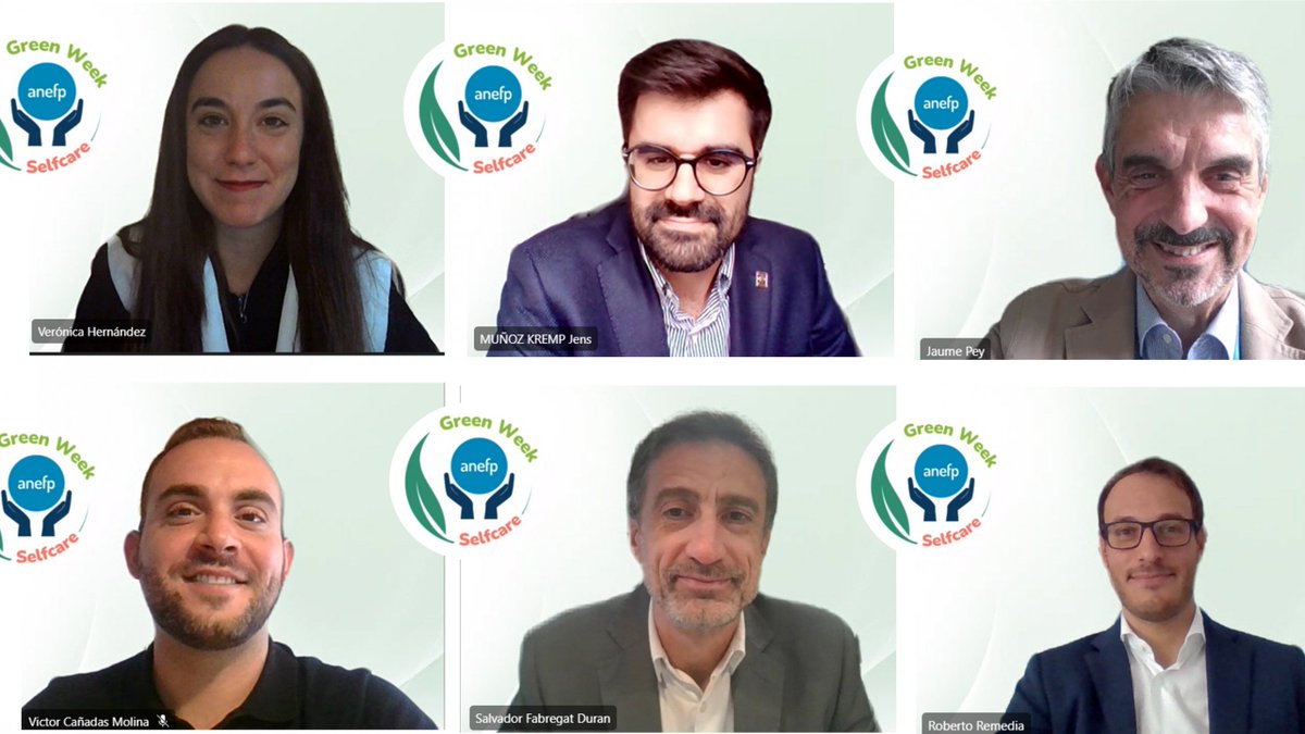 anefp_org's tweet photo. 😊 Más de 200 profesionales del sector de #autocuidado han participado en la I #anefpGreenWeek

 ♻ Hemos contado con @foretica, @ecoembes, @puntosigre, @DNV_Group, y nuestros asociados @BayerEspana, @Chiesi_es, @ferrerforgood y Aboca

 ✍ https://t.co/kklDWaMb9j https://t.co/Kki6ht4kjl